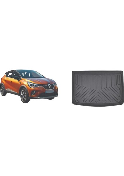 Renault Captur ALT 3D Bagaj Havuzu 2021-Sonrası