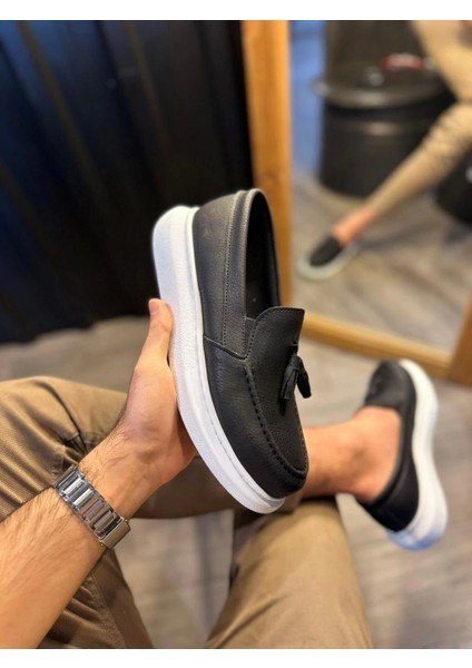 Aradım Taradım Knack Günlük Spor Klasik Ayakkabı 818 Siyah (Beyaz Taban) modelleri