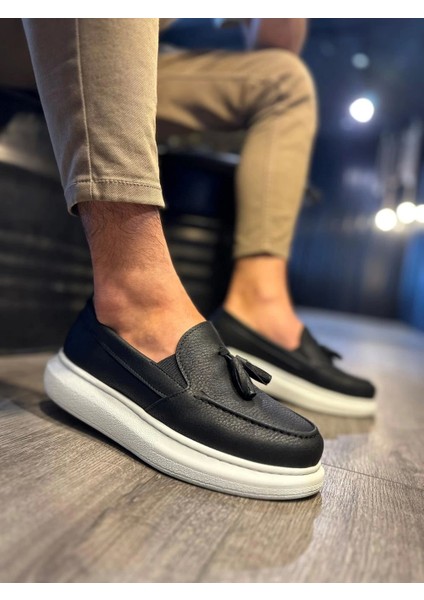 Aradım Taradım Knack Günlük Spor Klasik Ayakkabı 818 Siyah (Beyaz Taban) fırsatları