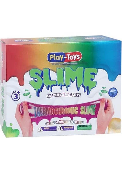 Asya Playtoys Slime Set Renk Değiştiren Termochromıc