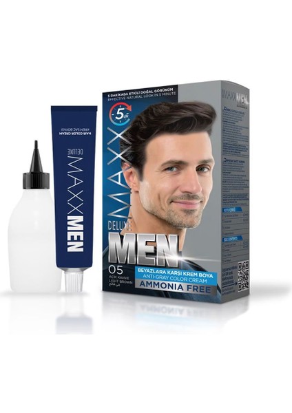 Maxx Deluxe Perfect Men Erkek Kalıcı Saç Boyası (Amonyaksız)