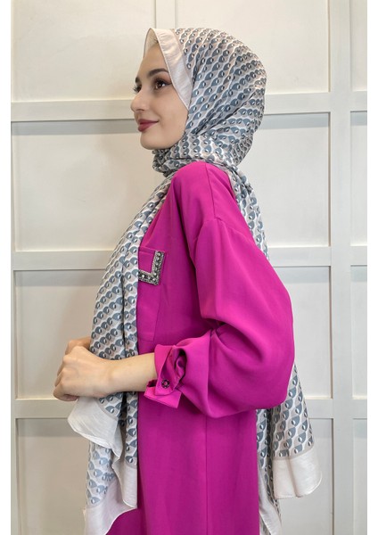 Scarf Pamuk Soft Şal - Geometrik Desenli Pamuklu Şal 01156 fiyatları