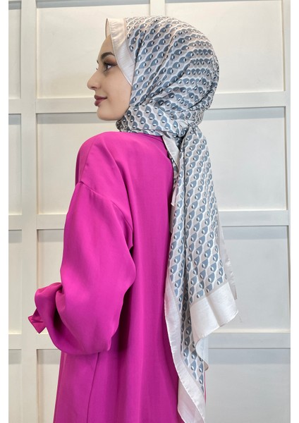 Scarf Pamuk Soft Şal - Geometrik Desenli Pamuklu Şal 01156 modelleri