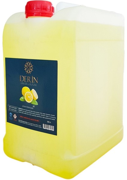 Limon Kolonyası Kolonya 80° 5 Lt Bidon 5 Litre