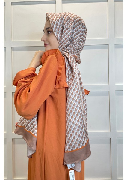 Scarf Pamuk Soft Şal - Geometrik Desenli Pamuklu Şal 01156 modelleri