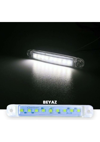 12 Volt Parmak LED Beyaz