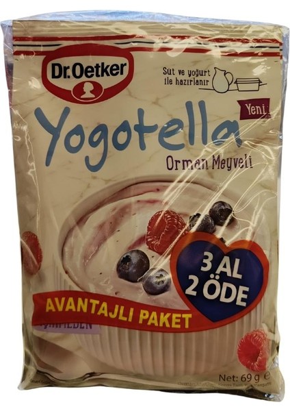 Yogotella Orman Meyveli 3 Al 2 Öde 3 x 96 gr