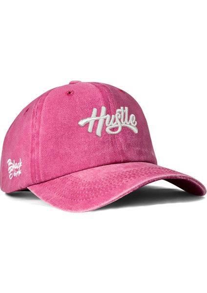 Baseball Hustle Unisex Vintage Pembe Şapka