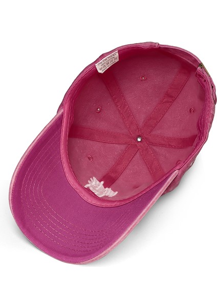 Baseball Hustle Unisex Vintage Pembe Şapka