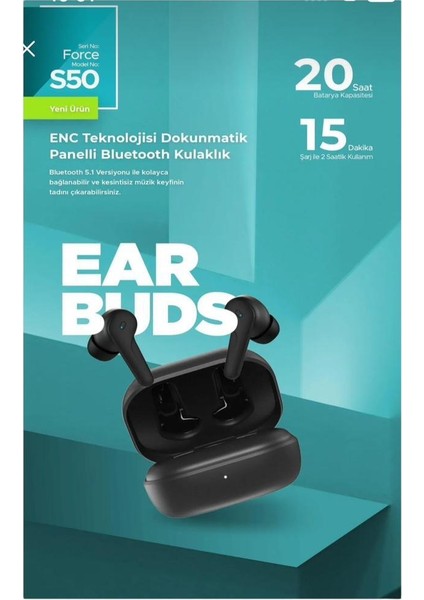 Enc Dokunmatik Panelli Bluetooth Kulaklık