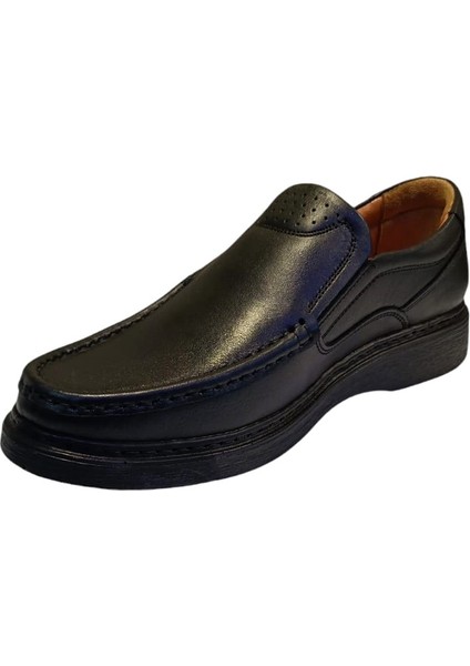 380 Erkek Deri Comfort Ayakkabı Siyah