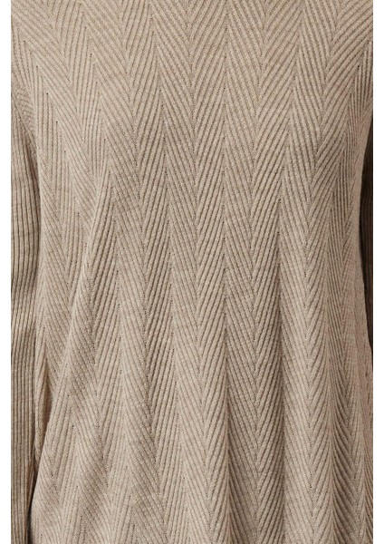 Yeni Rahat Casual Günlük Saç Örgü Triko Yarım Balıkçı Yaka Uzun Kol Shift Maxi Boy Tesettür Elbise fırsatları