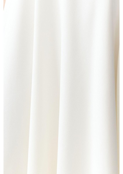 Yeni Fit Düğün Nikah Finike Dokuma Straplez Kolsuz Kol Skater Midi Boy Elbise indirimleri