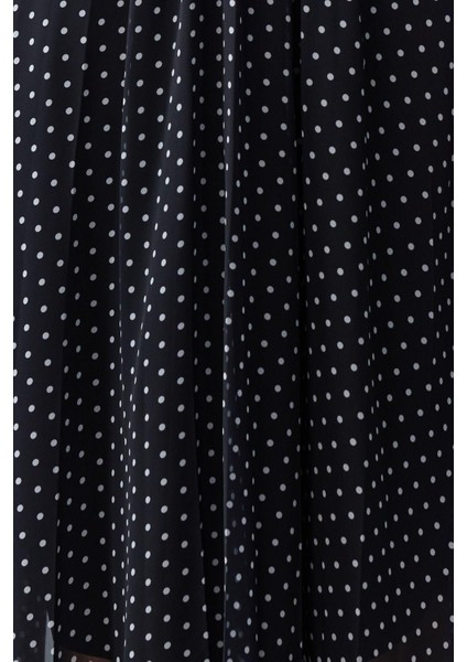 Yeni Regular Gündüz Gece Şifon Dokuma Kruvaze Uzun Kol Skater Maxi Boy Elbise indirimleri