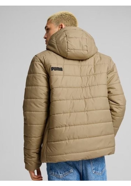 Erkek Mont Ess Hooded Padded Koyu Sarı - 84893867 S - Koyu Sarı fiyatları