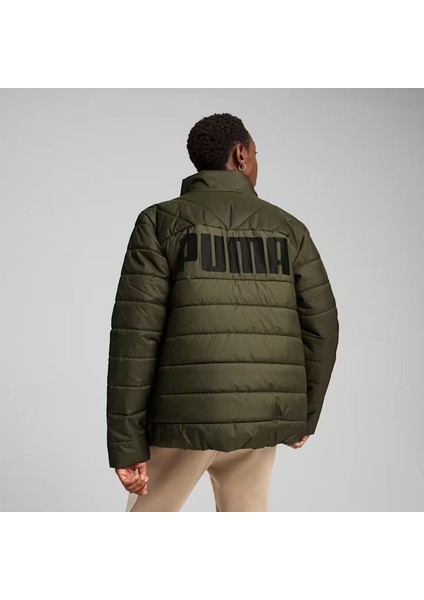 Erkek Mont Ess+ Padded Jacket Koyu Yeşil - 84934970 S - Koyu Yeşil fırsatları