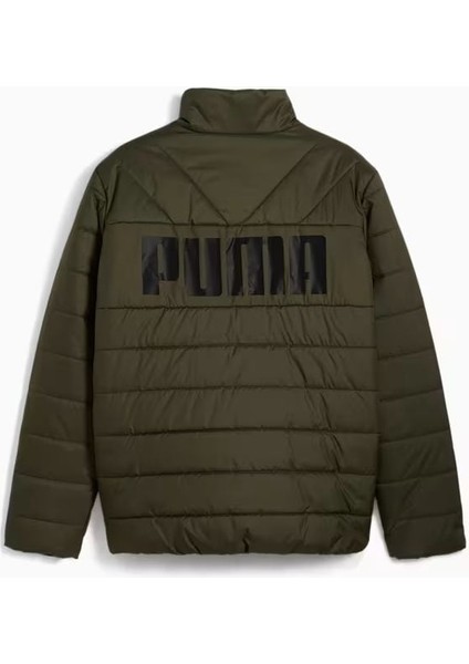 Erkek Mont Ess+ Padded Jacket Koyu Yeşil - 84934970 M - Koyu Yeşil