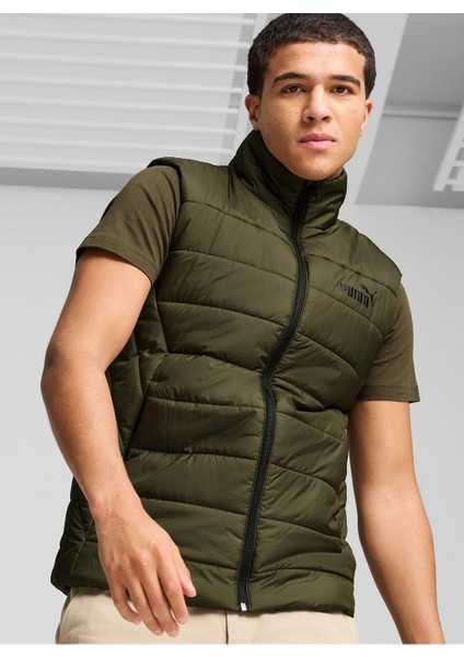 Erkek Yelek Ess Padded Vest Koyu Yesil - 84893970 S - Koyu Yeşil