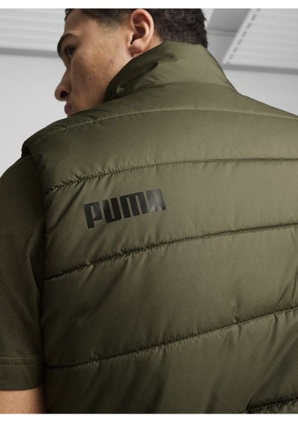 Erkek Yelek Ess Padded Vest Koyu Yesil - 84893970 M - Koyu Yeşil fiyatları