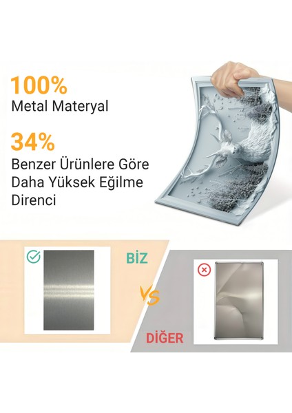 3D Görünümlü Metal Tablo Geyik, Poster, Tablo, Tuval, Ev Dekorasyon, Dekorasyon fiyatları