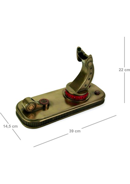 Steampunk Serisi Standlı Dekoratif Lazer Tabanca Biblo indirimleri