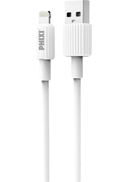 Ift Çıkışlı Fast Lightning USB Kablolu Araç Şarj Cihazı Iphone Uyumlu QCC571LW