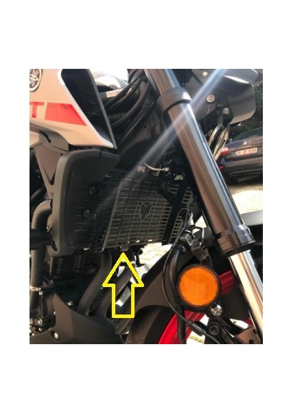 Yamaha mt 25 Radyatör Koruma Logo/yazı Mavi fiyatları