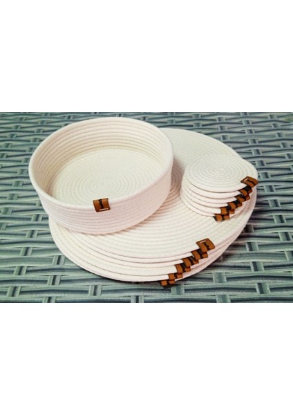 13 Parça American Servis Supla Runner Ekmek Sepeti Seti