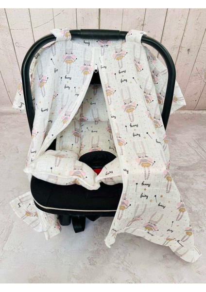 Müslin Puset Örtüsü Ve Anakucağı Minderi