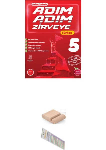 5. Sınıf Adım Adım Zirveye Türkçe-Maarif Modeli Müfredat/+Telefon Tutucu+Çözüm Ayracı