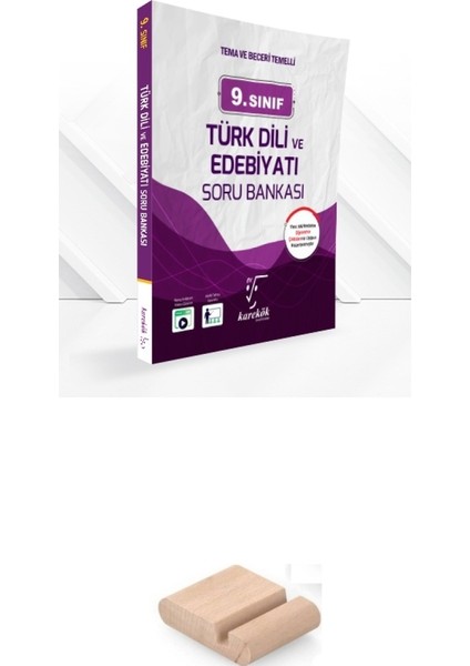 9. Sınıf Edebiyat Soru Bankası (2025 Yeni Müfredat)+Telefon Tutucu