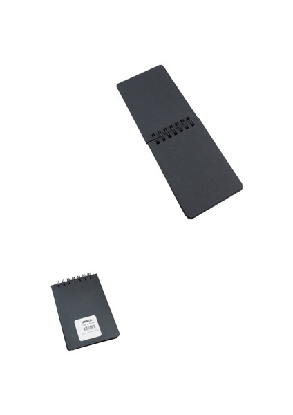 Siyah Yaprak Spiralli A7 Bloknot 60 Yaprak Çizgisiz Küçük Not Defteri (1 Adet) fiyatları