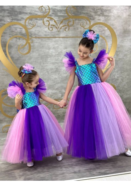 Kız Çocuk Deniz Kızı Elbise fiyatları