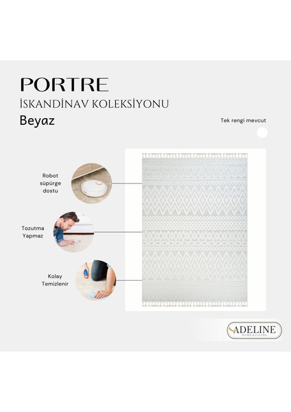 Portre İskandinav Modern Halı