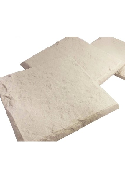 Plastik Bahçe Yer Karosu Dekoratif Yürüyüş Yolu Bej