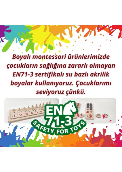 Boyalı Montessori Doğal Ahşap Eğitici Oyuncak Blok Puzzle modelleri