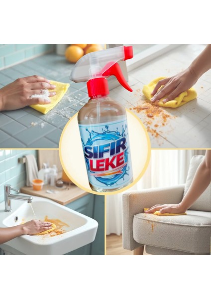 Çok Amaçlı Leke Çıkarıcı , Ultra Güçlü, 3 Etkili, Renksiz, Kokusuz (2'liavantajset)