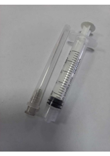 2 cc Dental Gri Luerlock 50 mm Uç x 10 Adet
