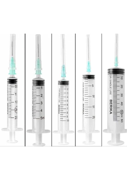 10 ml Yeşil Uç Enjektör x 50 Adet
