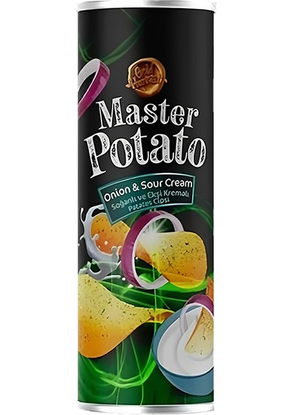 Potato Soğanlı & Ekşi Kremalı Patates Cipsi 160 gr x 6 Adet