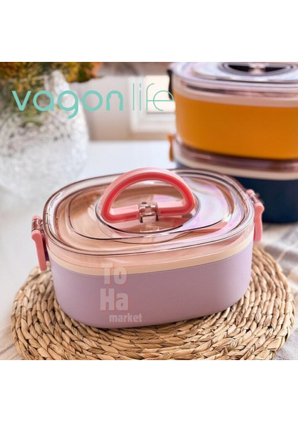 Paslanmaz Çelik 1000 ml Yemek Kabı VGN-540