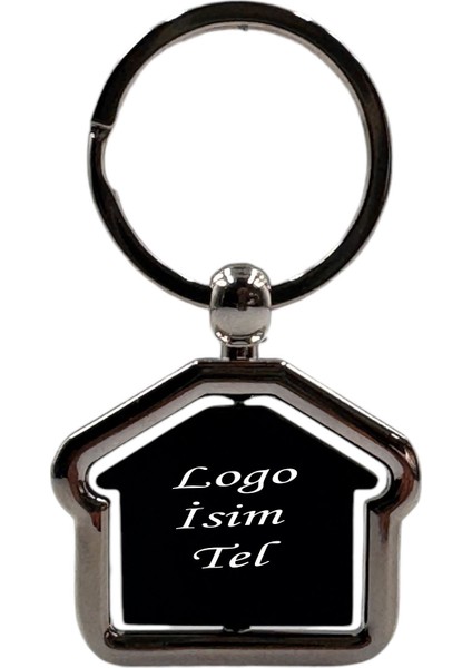 Metal Ev Şeklinde Anahtarlık Isme Özel fiyatları