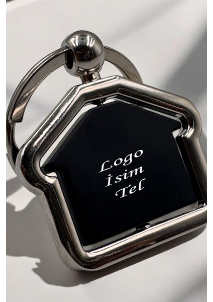 Metal Ev Şeklinde Anahtarlık Isme Özel fırsatları