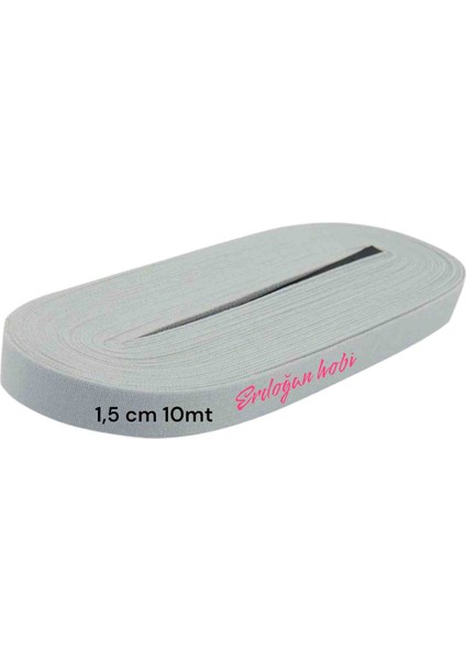 Geniş Lastik 1,5cm 10 mt Paça Lastik Bel Lastik Don Lastik Alez Lastik Çok Amaçlı Lastik