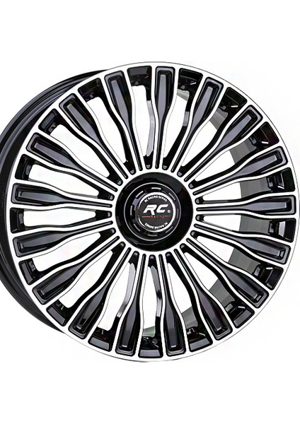 17 Inç 5X112 Maybach Vito Viano Uyumlu Siyah Elmas Kesim Jant Modeli Mercedes (4 Adet)