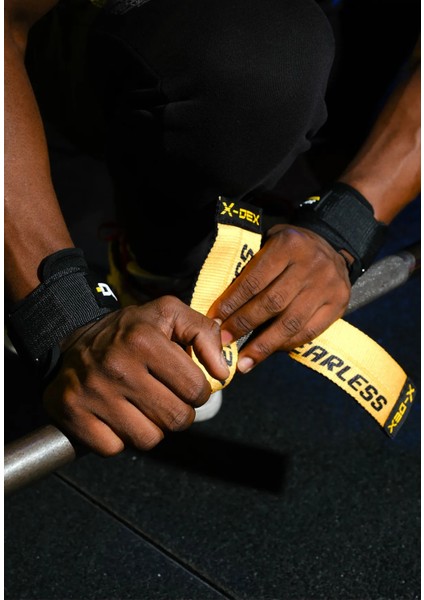 Fitness Sporcu Bilekliği Wrist Wraps Elite + Ağırlık Kaldırma Kayışı T-Grips Lifting Straps 2'li Paket fiyatları