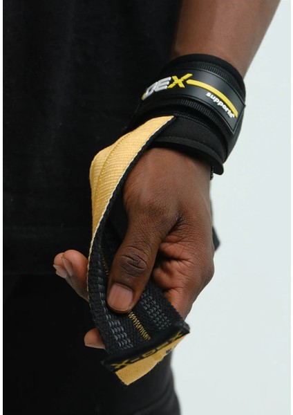 Fitness Sporcu Bilekliği Wrist Wraps Elite + Ağırlık Kaldırma Kayışı T-Grips Lifting Straps 2'li Paket fırsatları