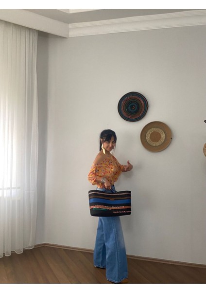 Plaj Çantası Hasır Çanta Kol Çantası indirimleri