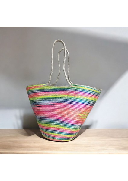 Hasır Çanta Plaj Çantası modelleri