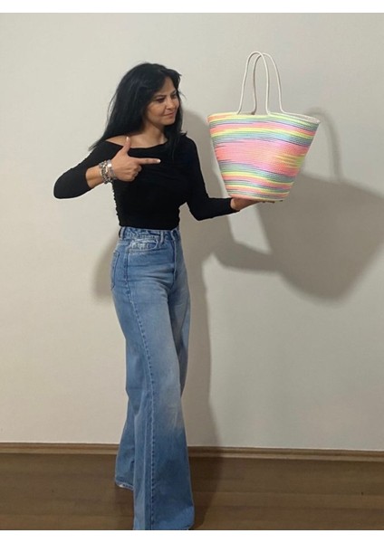 Hasır Çanta Plaj Çantası fırsatları